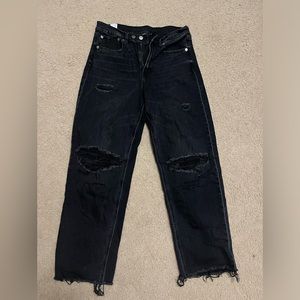 American eagles distressed black jeans - never worn